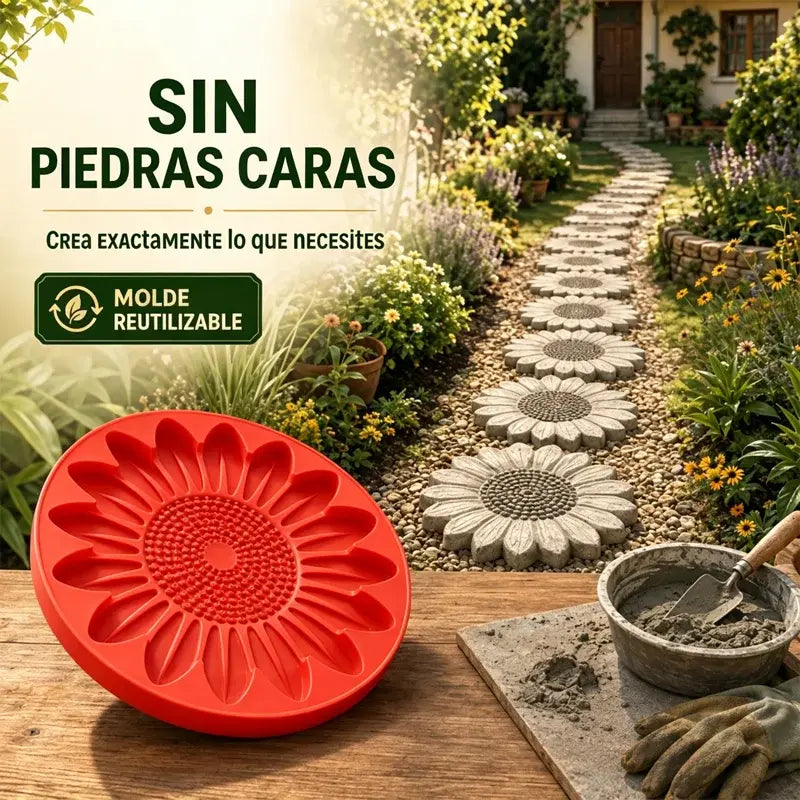 💥 ÚLTIMO DÍA: 49 % DE DESCUENTO - 🌻 Molde reutilizable para arte en el jardín: haz que tu jardín sea realmente único.