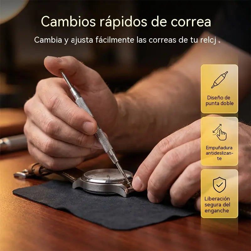 [Juego de 72 piezas] Kit de herramientas para reparación de relojes