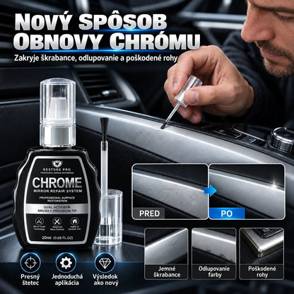 ✨ Sada na obnovu chrómu — pomáha odstrániť oxidáciu a obnoviť kovový lesk na vhodných povrchoch.