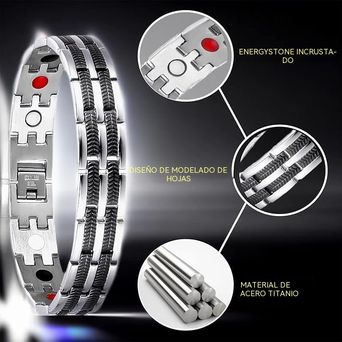 50% DE DESCUENTO 🔥 Pulsera magnética de cobre
