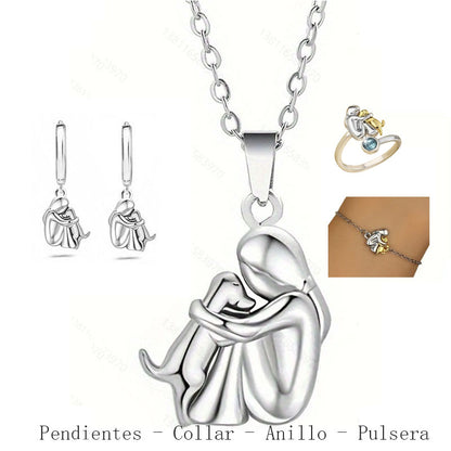 😻🐶 Un elegante conjunto de joyas, imprescindible para los amantes de los perros.