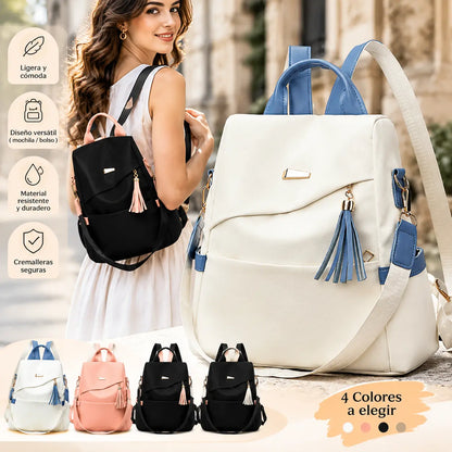 💓50%OFF👜La nueva mochila de viaje de piel suave, con diseño moderno y gran capacidad, para dos usos.