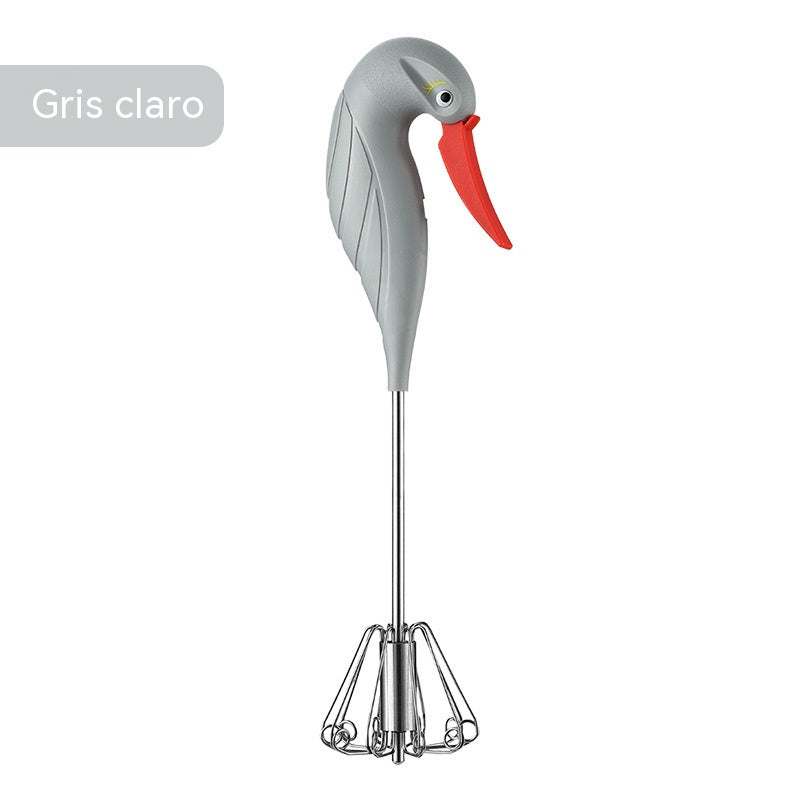 【Compra 1 y llévate 1 gratis】【2 piezas】Batidor de huevos semiautomático de acero inoxidable