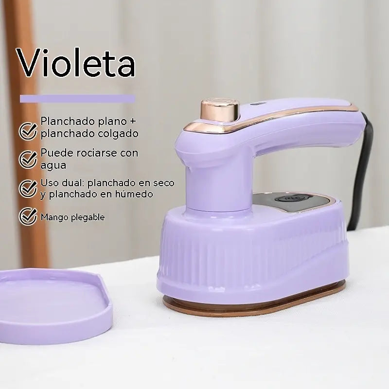 ✨ Nueva plancha de vapor 2 en 1, plancha portátil plegable, plancha doméstica pequeña para uso en seco y húmedo.