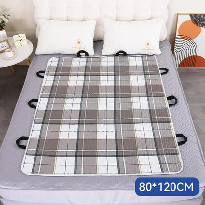🛏️ Camilla multifuncional impermeable para traslado de pacientes: ¡5 capas de protección y asas para facilitar la transferencia! 🛡️👵