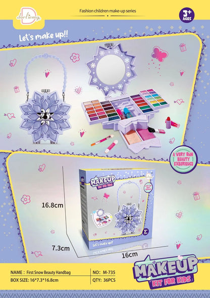 💄 ¡Oferta por tiempo limitado: 49% de descuento! ✨ Set de maquillaje de princesa lavable: juguete de simulación de maquillaje seguro y no tóxico para niños 👸