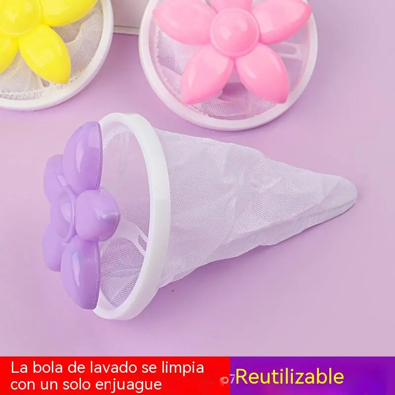 🌀6 artículos por solo 25 euros✨ Filtro Flotante para Lavadora – Atrapa Pelusas, Cabellos y Pelos de Mascota en Cada Lavado 🧺