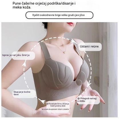 【Kupite 1, dobijte 1 gratis】【2 komada】Novi grudnjak za žene većih veličina, udoban, s dobrom potporom, protiv opuštanja i s push-up efektom.