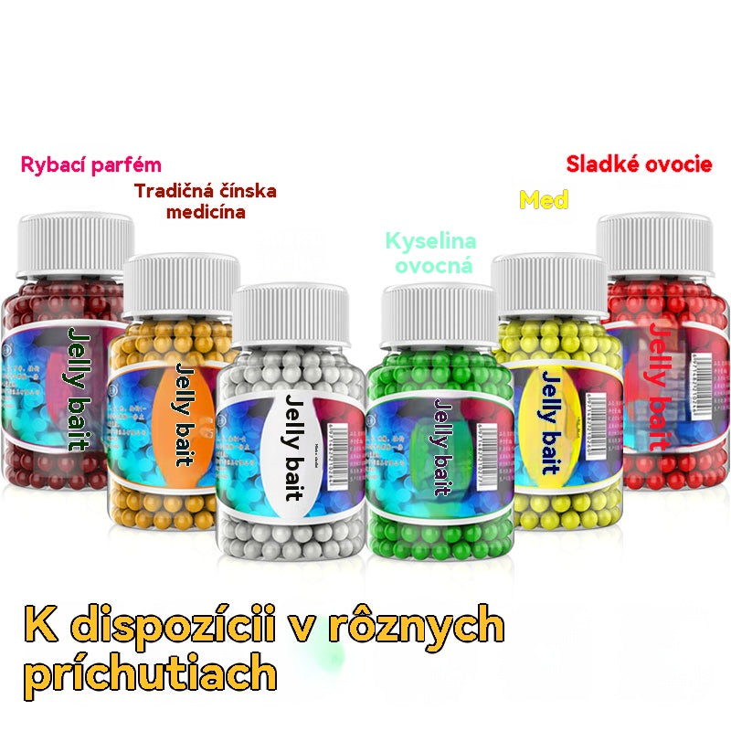 🎣【6 botellas 】Cebo para medusas, pellets de pesca