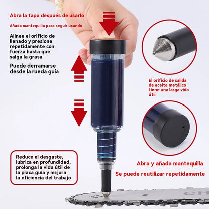 🧰⚒️Lubricador de engranajes para motosierra/sierra para metales