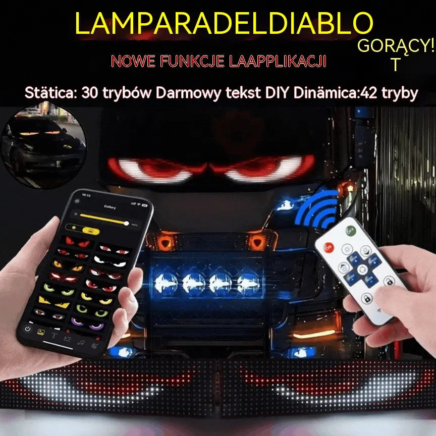 🔥💡🎫 Ultracienki i elastyczny, miękki ekran samochodowy LED