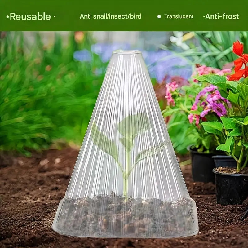 🥬🥦【Conjunto de 20 piezas】Plántulas de melón, plántulas de hortalizas, cubiertas vegetales: conservación térmica, protección contra aves, insectos, heladas.
