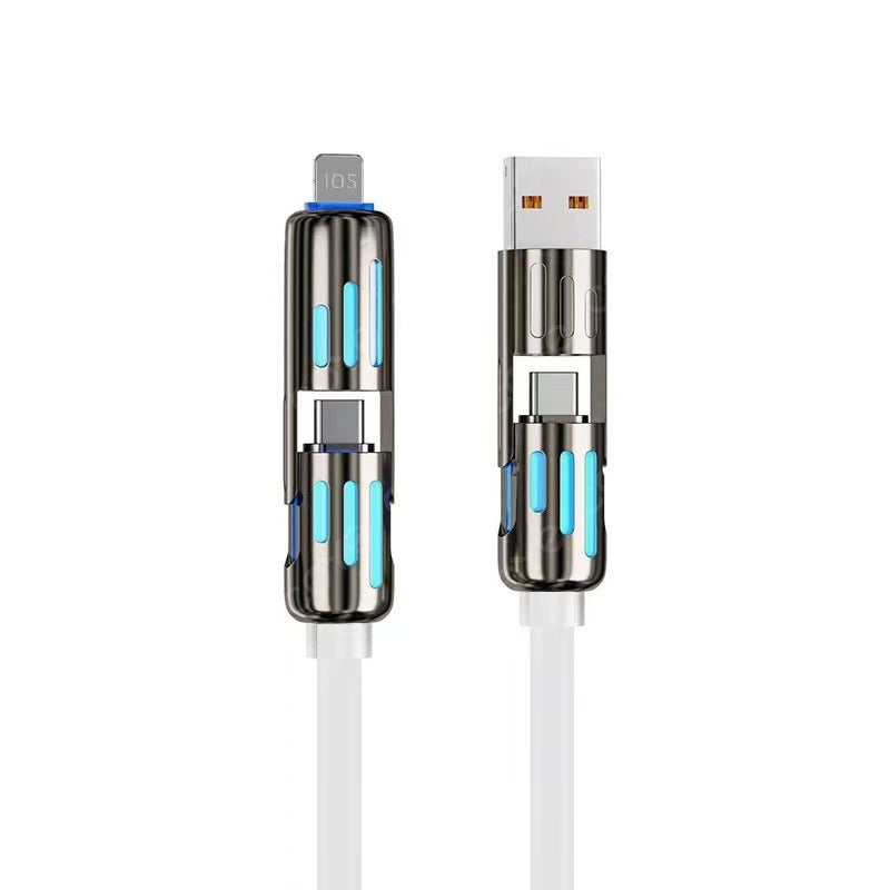 🔥Compra 1 y llévate 1 gratis 🔥Cable de carga LED 4 en 1⚡📱