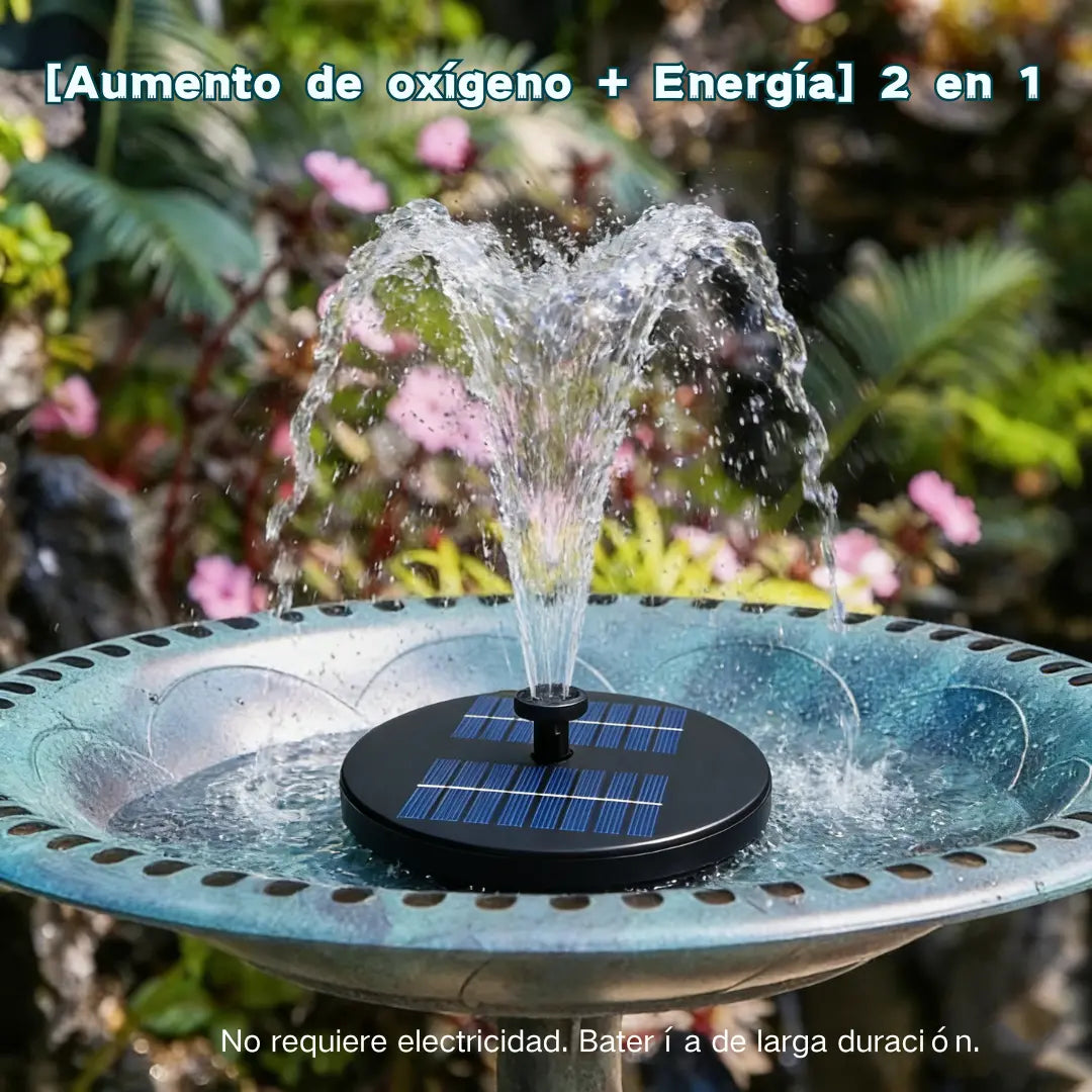Bomba de fuente solar flotante: bomba de agua de alta eficiencia compatible con múltiples patrones de chorro.