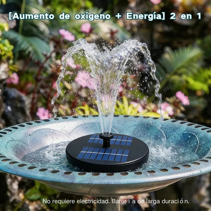 Bomba de fuente solar flotante: bomba de agua de alta eficiencia compatible con múltiples patrones de chorro.