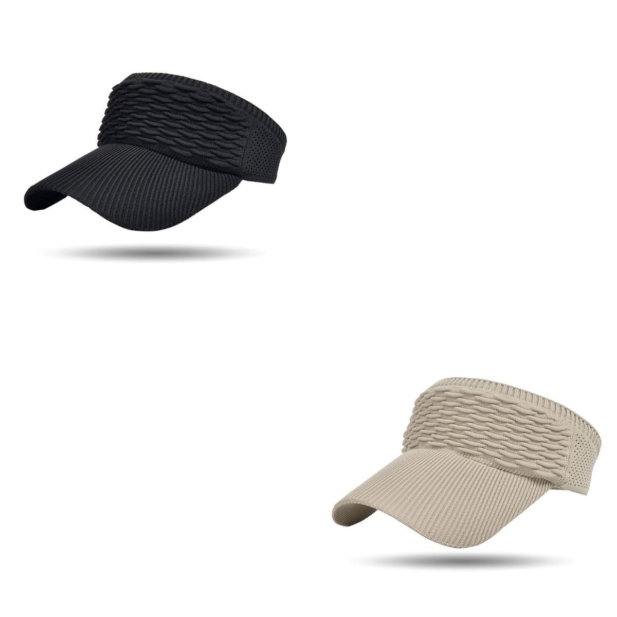 🔥【2 piezas】Sombrero de sol para mujer con coleta alta🧢 Transpirable, diseño abierto, protección UV400☀️ Perfecto para correr, hacer senderismo, ir a la playa y para el día a día💁‍♀️✨
