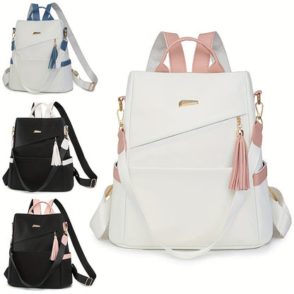💓👜La nueva mochila de viaje de piel suave, con diseño moderno y gran capacidad, para dos usos.