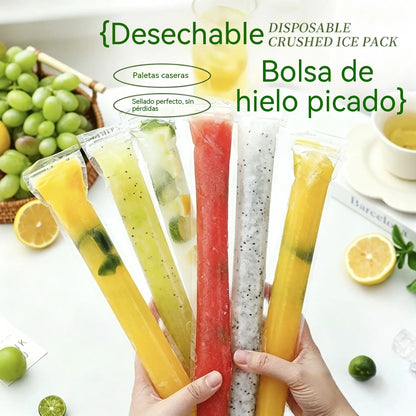 [100 piezas 23 euros]Bolsas desechables para moldes de paletas heladas