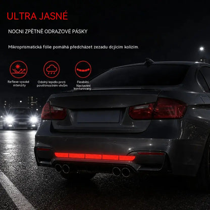✨40 kus 21 €🚗 Okamžitě upoutají pozornost! Vysoce lesklé reflexní pásky na nárazník.