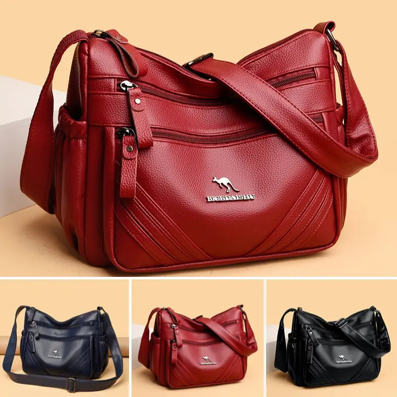 🔥【50%OFF】Bolso multibolsillos para mujer de nuevo estilo 2026, de gran capacidad, se puede usar en un hombro o cruzado