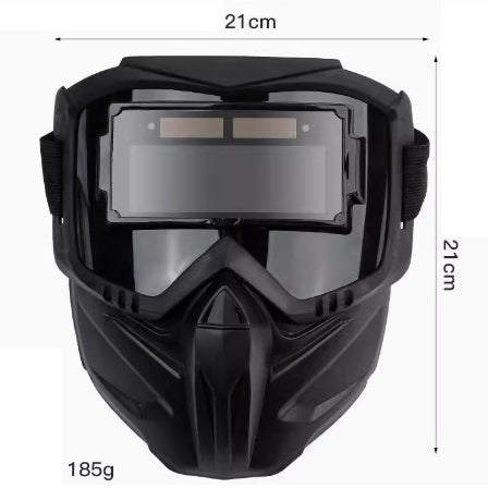 🔥🔥🔥🔥【Oferta especial】Casco de soldadura con oscurecimiento automático de cara completa