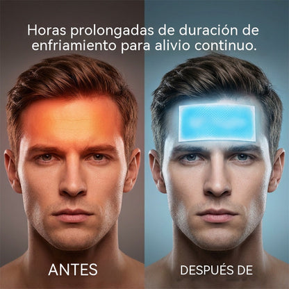 ☀️40 piezas🧊 Parches refrescantes instantáneos: Proporcionan un frescor instantáneo. Tecnología de gel de cuatro capas, resistente al sudor y respetuoso con la piel.