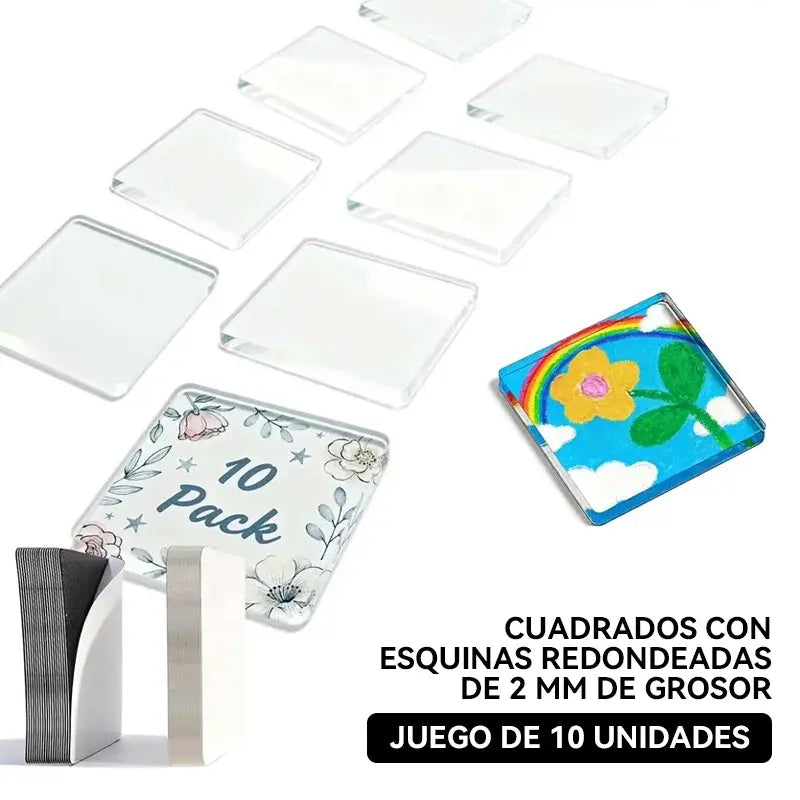 🧲✨ Kit DIY de Imanes para Nevera Transparentes | Crea Tus Propios Recuerdos