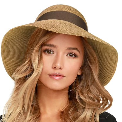 👒☀️ Sombrero de Playa Plegable para Mujer | Protección UV & Estilo para Todo el Verano