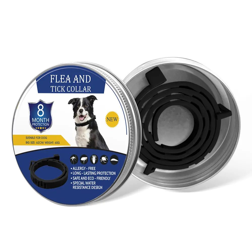 【2PCS】Collar repelente de mosquitos de tamaño ajustable para mascotas, perros y gatos.