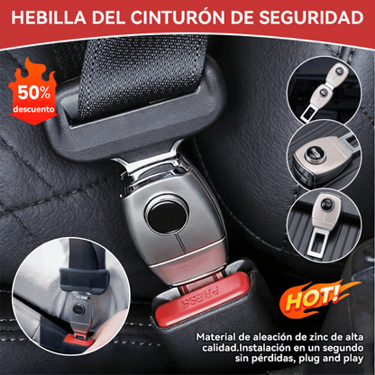 💥💥【Compra 2 y llévate 2 gratis】🚗👍Extensor de cinturón de seguridad de metal para coche