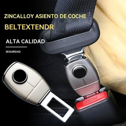 【2 piezas】🚗👍 Extensor metálico para el cinturón de seguridad del coche: diseño extendido para un viaje más cómodo.