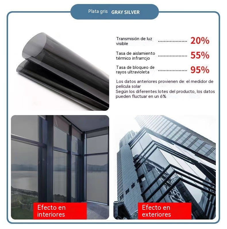 [150CM*200CM] ☀️ Lámina aislante térmica para privacidad – Protección UV, fácil aplicación y perfecta para el hogar y la oficina 🏠