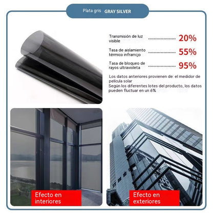 [150CM*200CM] ☀️ Lámina aislante térmica para privacidad – Protección UV, fácil aplicación y perfecta para el hogar y la oficina 🏠