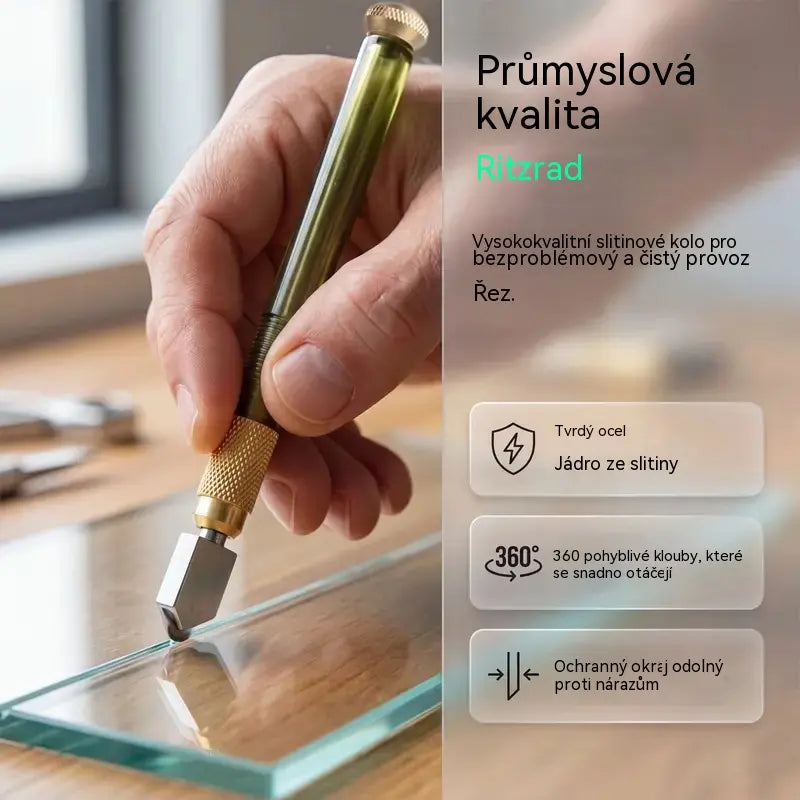 ✨【Kupte 2, získejte 2 zdarma】4 kus 540 Kč💎🖊 Profesionální řezačka skla a keramiky