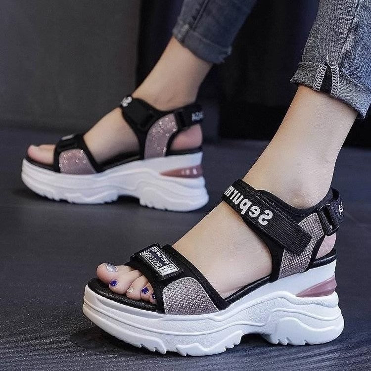 💞【34~40】Nuevas sandalias de moda con suelas gruesas