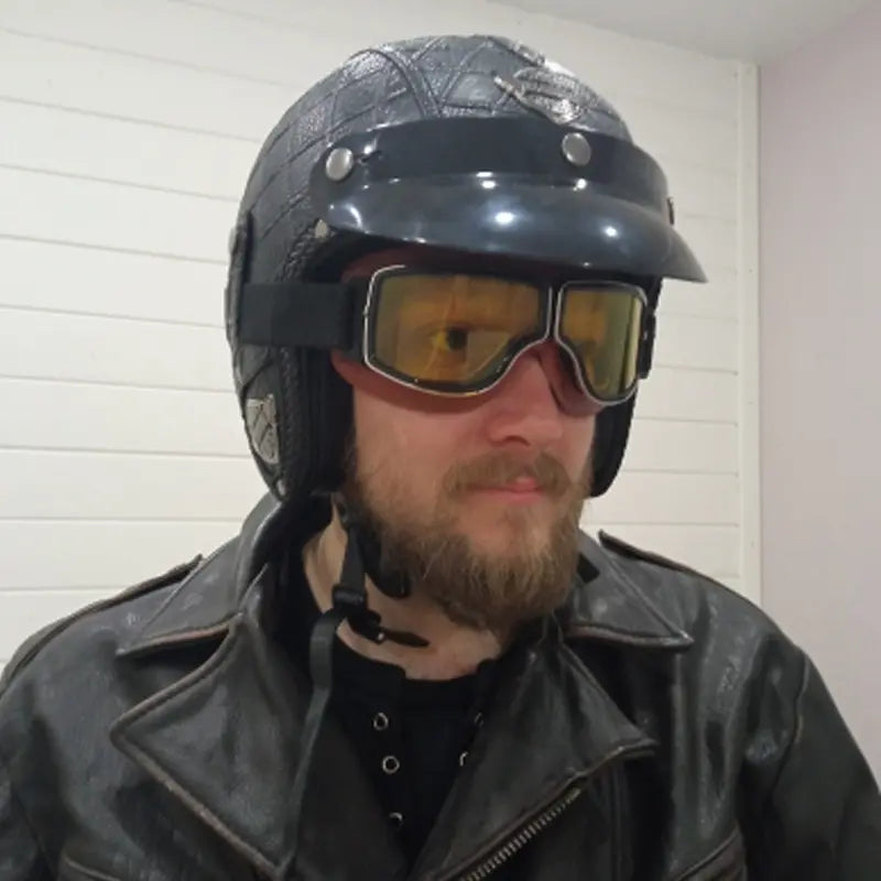 Gafas estilo Harley retro, viseras para cascos de motocicleta