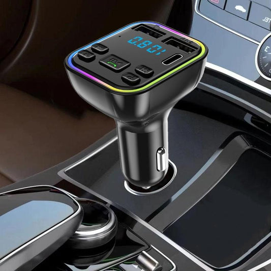 🔥Compra 1 y llévate 1 gratis🔥Ofertas increíbles: Reproductor MP3 para coche con luces de colores y Bluetooth