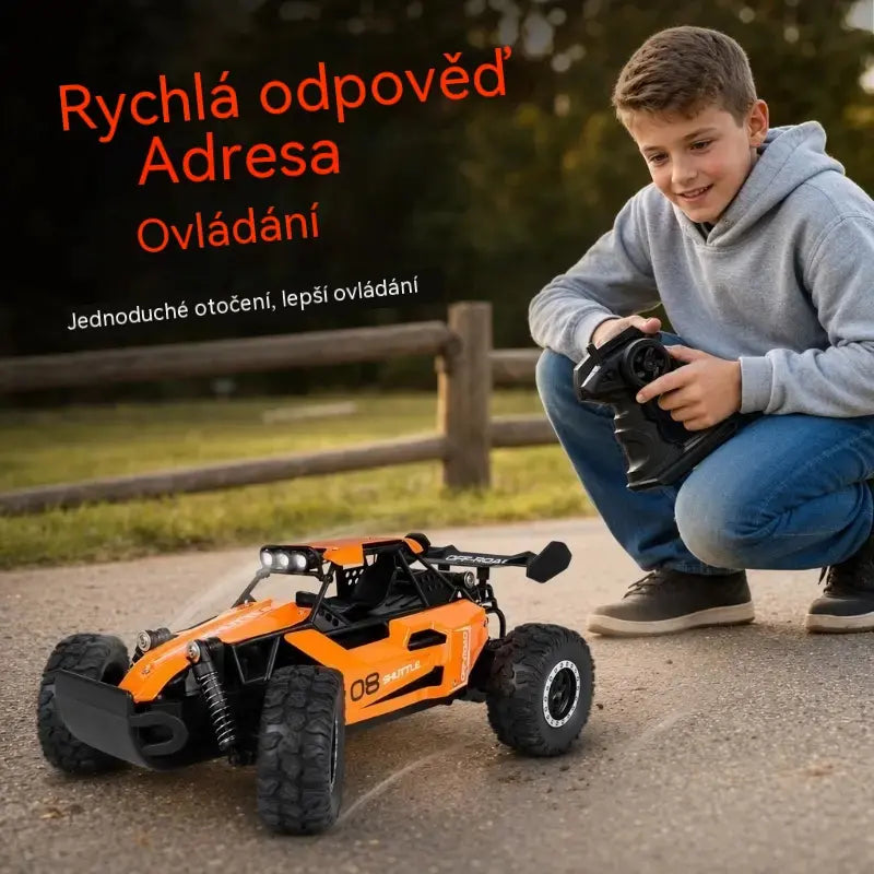 🚙💨 RC auto s pohonem 4x4 pro malé dobrodruhy – překonávejte překážky a zvládněte jakoukoli trasu!