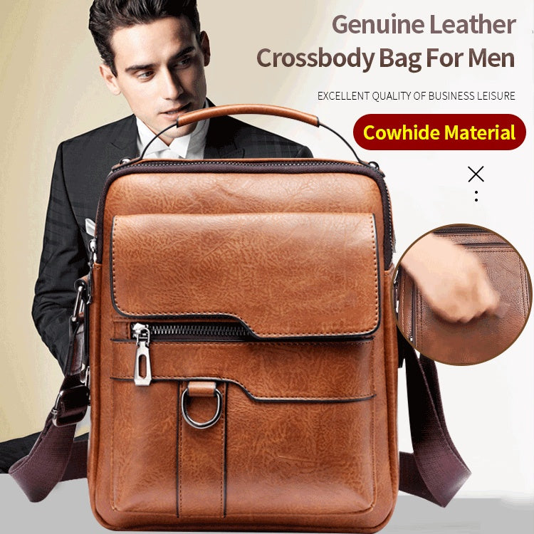 🔥Oferta por tiempo limitado🔥Bolso de hombro de cuero Oxford nuevo 2026 para hombre