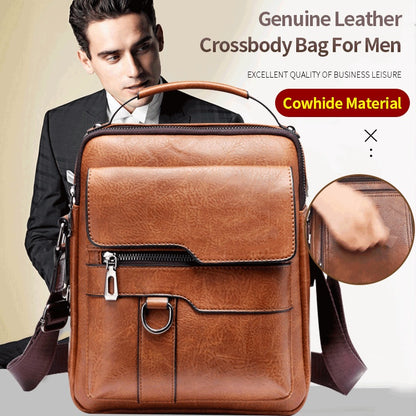 🔥Oferta por tiempo limitado🔥Bolso de hombro de cuero Oxford nuevo 2026 para hombre