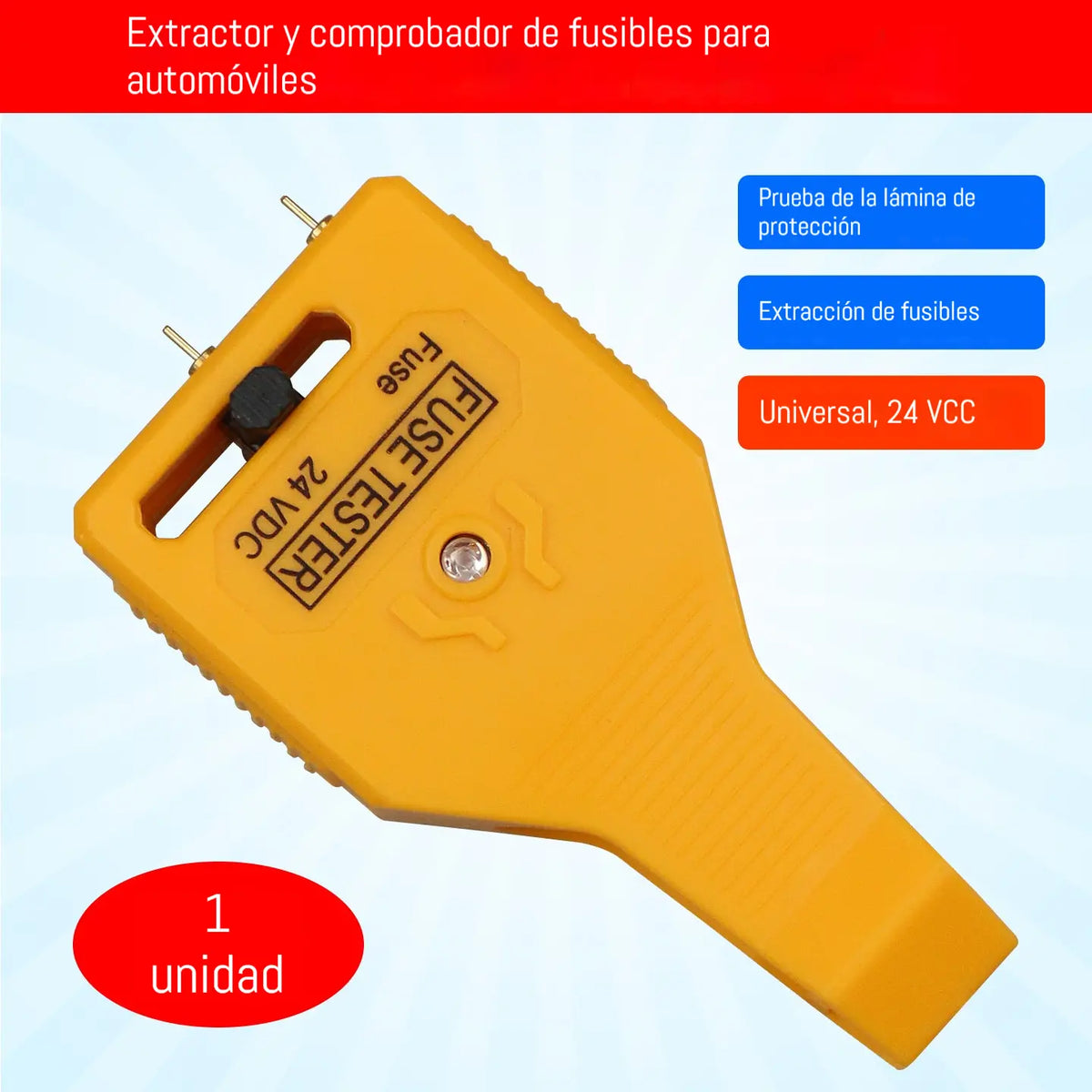 🚗💡⚡Probador de fusibles y clips de fusibles para automóviles con luz LED