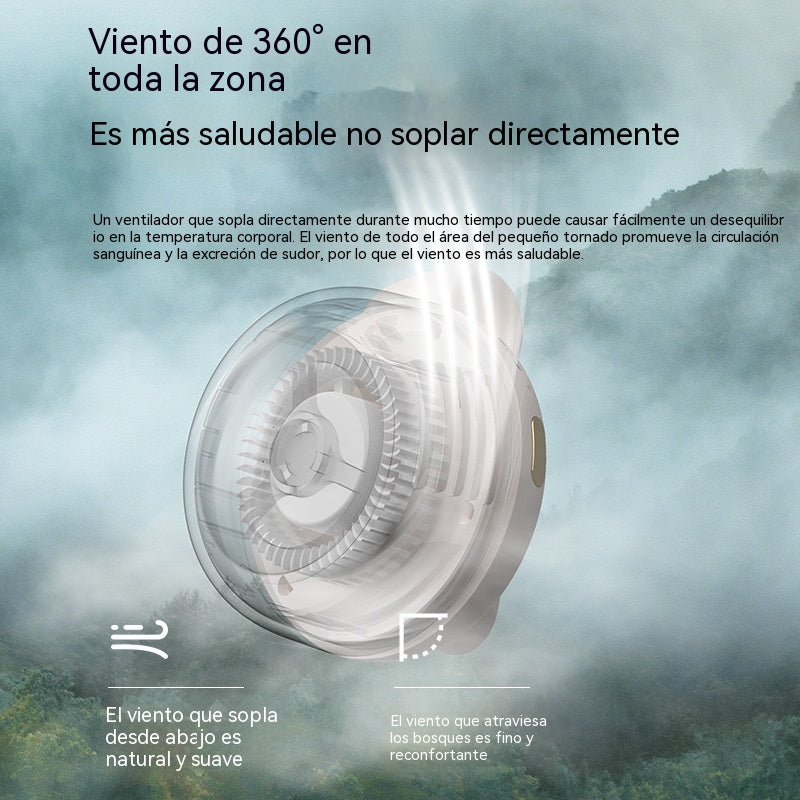 🌬️🌀 【compre uno y llévese otro gratis】Mini ventilador portátil con clip, potente pero silencioso, recargable por USB y con una duración de batería extremadamente larga.