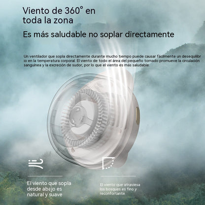 🌬️🌀 【compre uno y llévese otro gratis】Mini ventilador portátil con clip, potente pero silencioso, recargable por USB y con una duración de batería extremadamente larga.