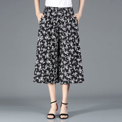 ❤️【M-5XL】Pantalones holgados estampados de cintura alta nuevos de 2026