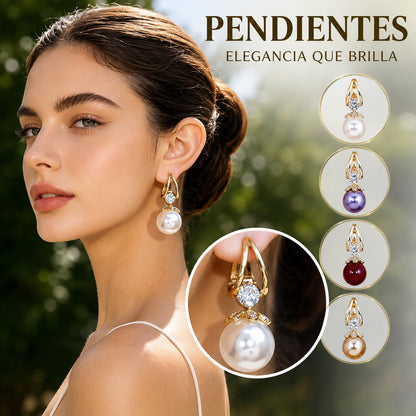 💋Pendientes de plata con perlas de lujo francés de nuevo estilo 2026