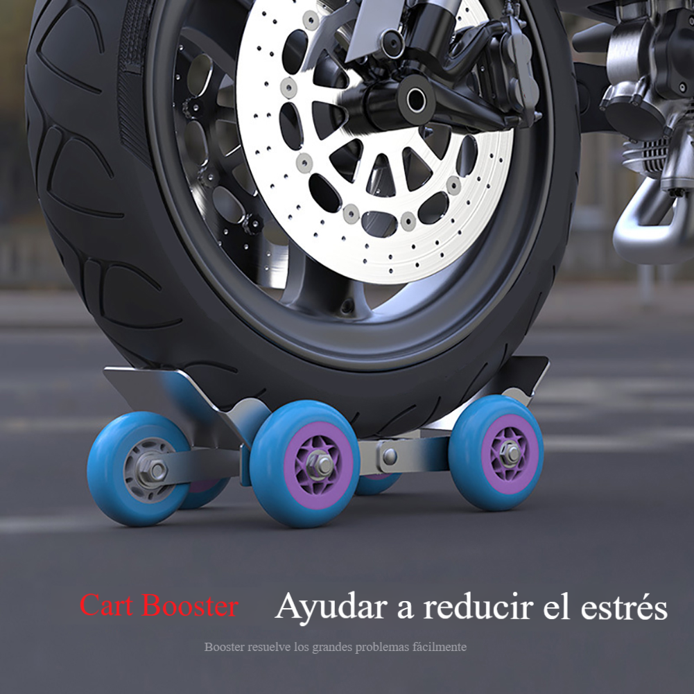 🔥Dispositivo de movimiento de motocicletas, remolque de autorrescate con rotura de neumáticos de motocicletas