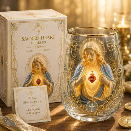 🌟 Taza de vidrio para el té y la oración matutina, edición limitada 2026 - Colección Fe y Paz