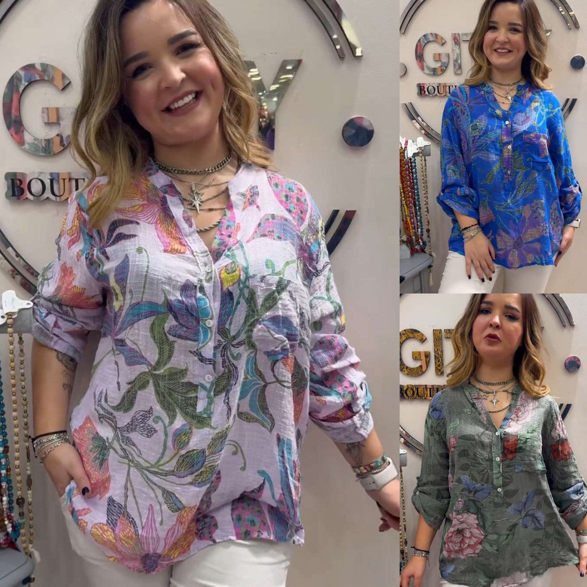 💐【S-5XL】🦋2026 nueva camisa de cuello alto de moda para mujer