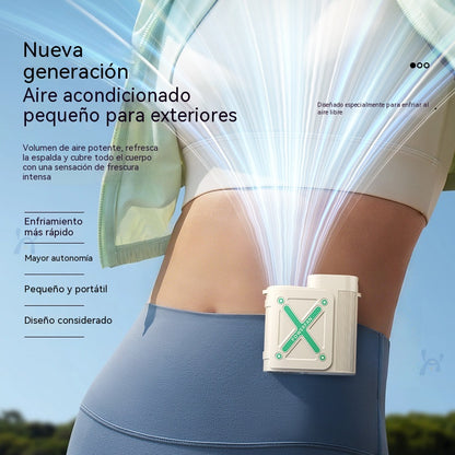 Mini ventilador multiusos para sombrillas, escritorios y exteriores