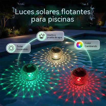 🔥Nuevo producto estrella❤️‍🔥Luces flotantes solares para piscina
